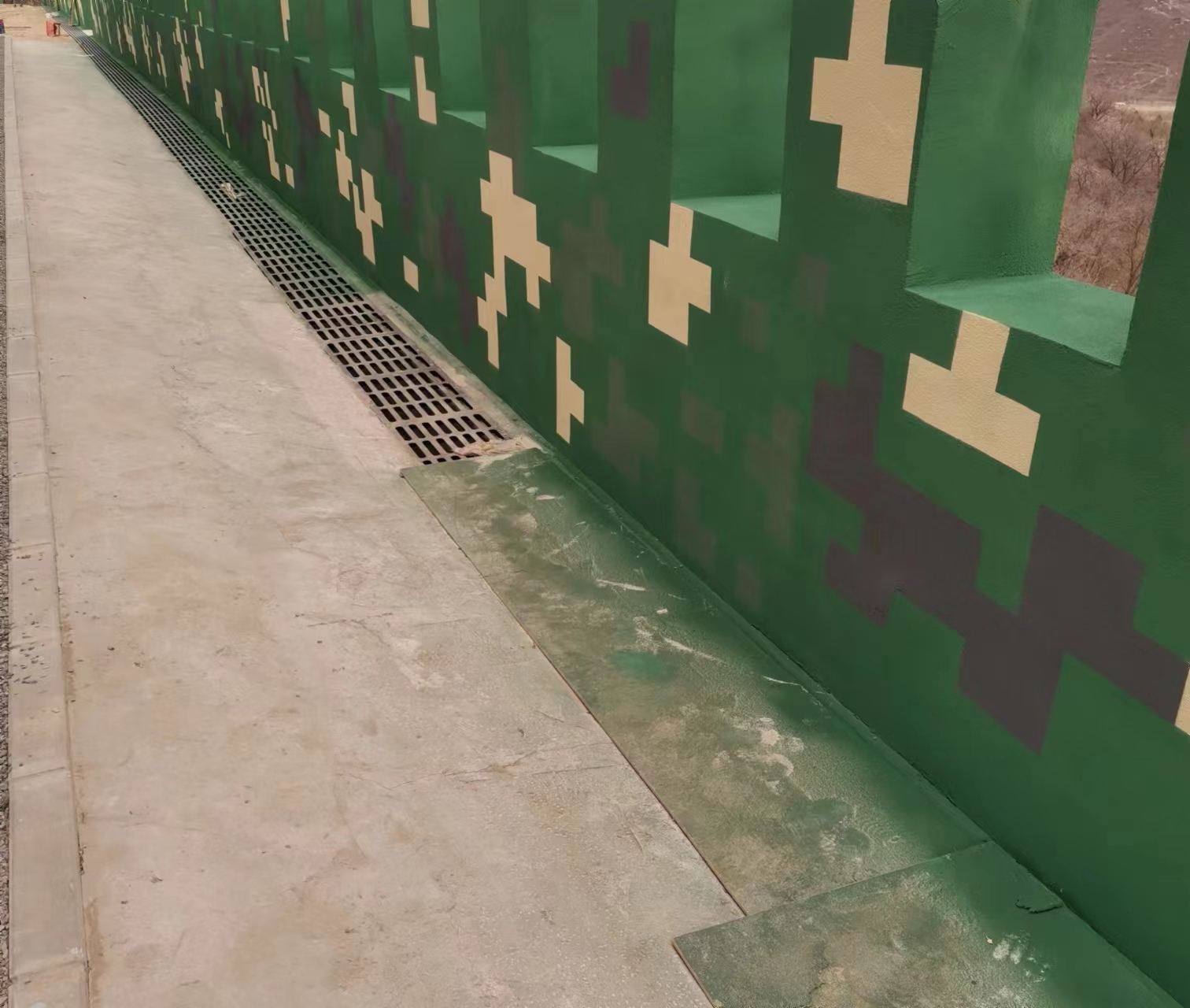 景德镇围墙迷彩喷涂,数迷彩漆